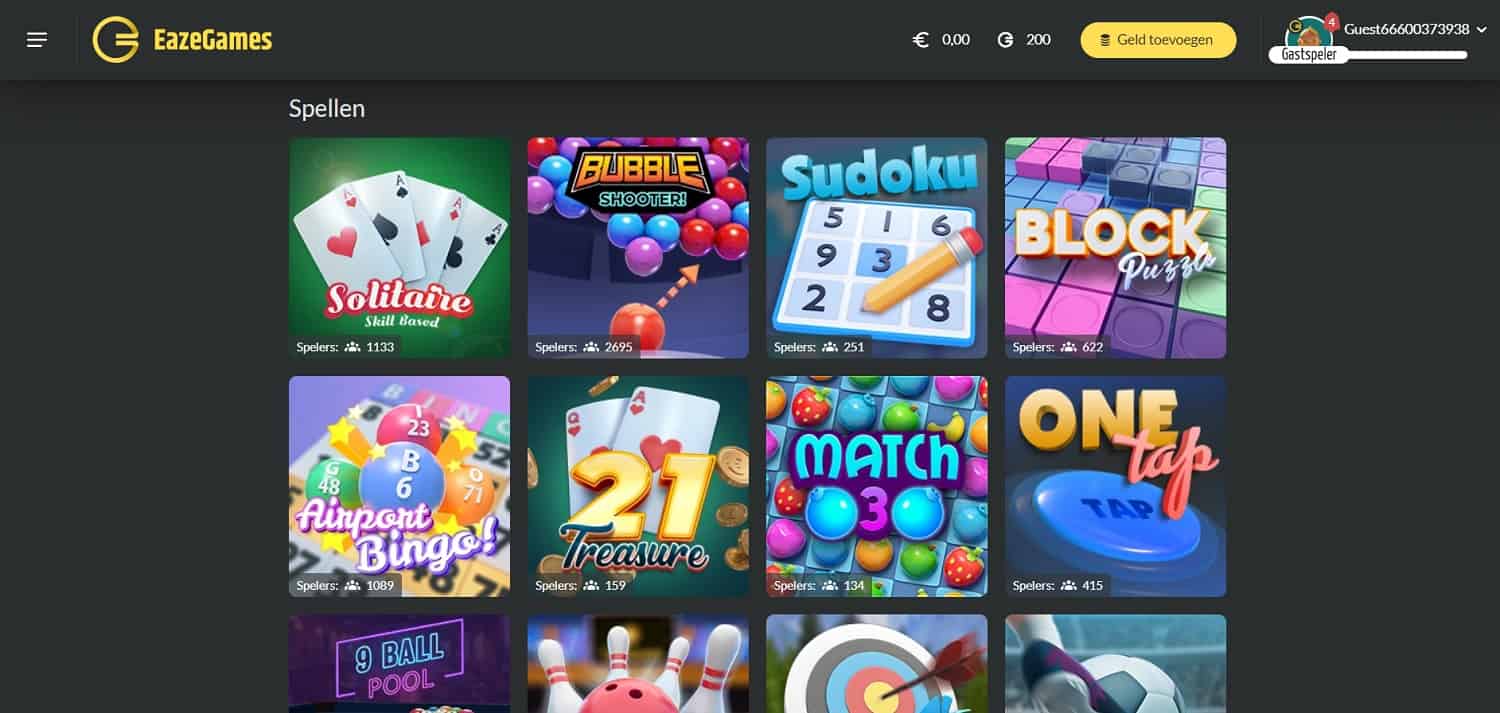 spelletjes met geld
