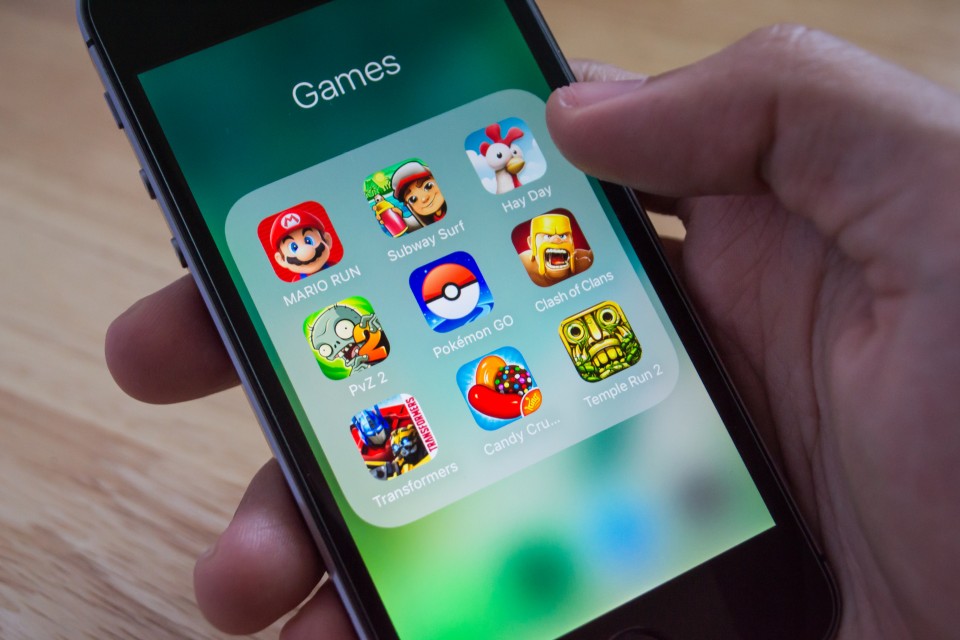 spelletjes op mobiel