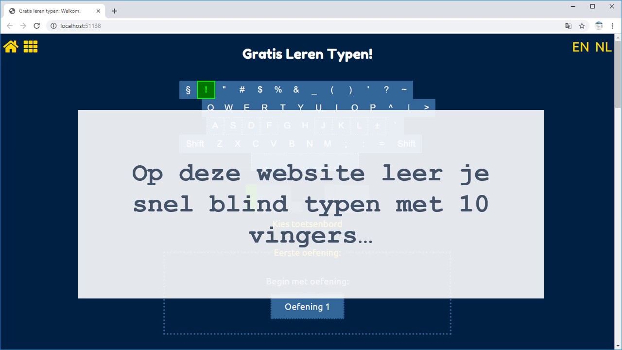 snel typen spel